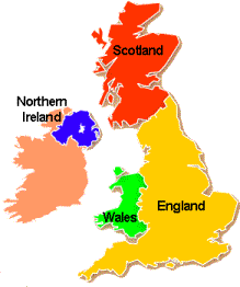 map of england wales scotland and ireland Map And Climate Study In The Uk map of england wales scotland and ireland