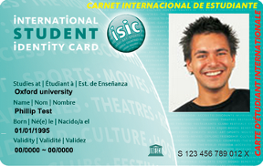 student travel id card